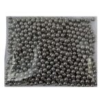 Arightmu 200 Pcs/Set Carbon Steel Bearing Balls,Steel Balls,Steel Bearing Balls – Durable Slingshot Ammo, Fishing Gear, Camping & Bike Bearings (Silver-8mm)