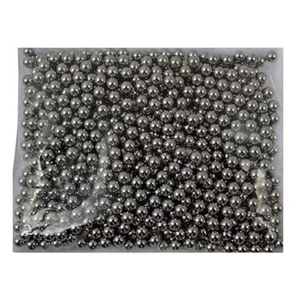 Arightmu 200 Pcs/Set Carbon Steel Bearing Balls,Steel Balls,Steel Bearing Balls – Durable Slingshot Ammo, Fishing Gear, Camping & Bike Bearings (Silver-8mm)
