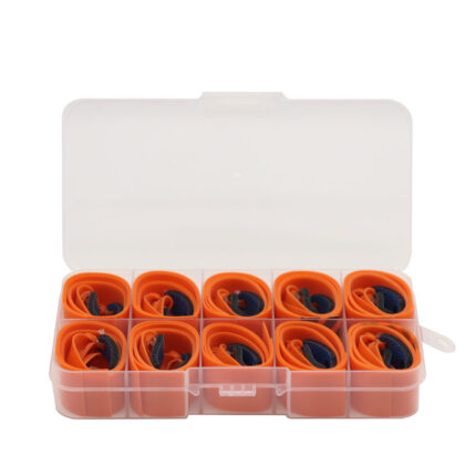 Wolike 10-Pack Latex Sling Shot Flat Bands - High Elasticity for Outdoor Hunting & Target Practice