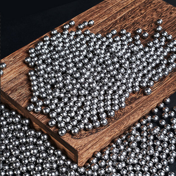 Arightmu 200 Pcs/Set Carbon Steel Bearing Balls,Steel Balls,Steel Bearing Balls – Durable Slingshot Ammo, Fishing Gear, Camping & Bike Bearings (Silver-8mm) - Image 5