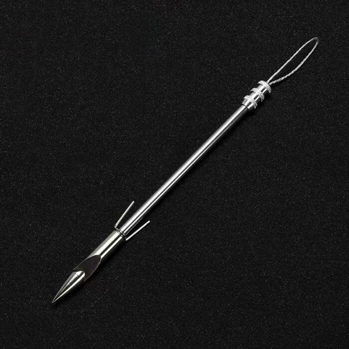 Wolike Fishing Arrow, 5pcs Stainless Steel Fishing Broadheads Bowfishing Darts Hunting Arrow Heads Point Tips for Hunting Pro Slingshot Catapult Target Game(15cm/5.9”) - Image 7