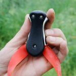 Wolike Zinc Alloy Slingshot Outdoor Hunting Catapult & Fishing Tool with Rubber Bands Catapult Outdoor Hunting Fishing Slingshot(Black) - Image 5