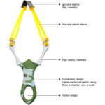 Wolike Slingshot Profesional Hunting Catapults Aluminium Alloy Slingshot with Rubber Bands (Camouflage) - Image 4