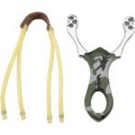 Wolike Slingshot Profesional Hunting Catapults Aluminium Alloy Slingshot with Rubber Bands (Camouflage) - Image 5