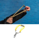 Wolike Aluminum Alloy Outdoor Hunting Slingshot Powerful Slingshot Bow Hunting Catapult With Rubber Band - Image 5