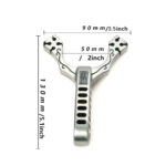 Wolike Aluminum Alloy Outdoor Hunting Slingshot Powerful Slingshot Bow Hunting Catapult With Rubber Band - Image 2